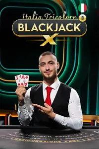 Tavolo dal vivo Italia Tricolore Blackjack X su Pistolo Casino