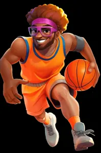 Mascotte Pistolo dedicata a Pallacanestro