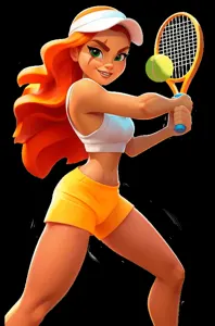 Mascotte Pistolo dedicata a Tennis